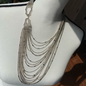 Unique Chloe + Isabel Silver Multistrand Necklace